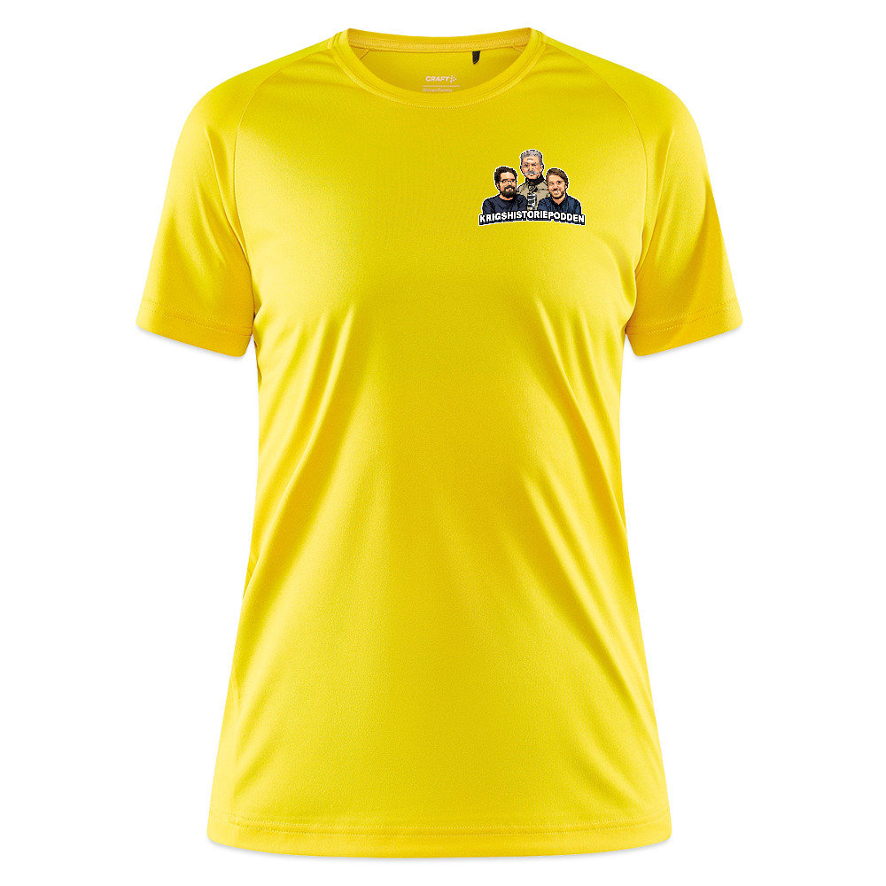 Åt helvete med Putin (tränings-T-shirt dam-edition) - gul
