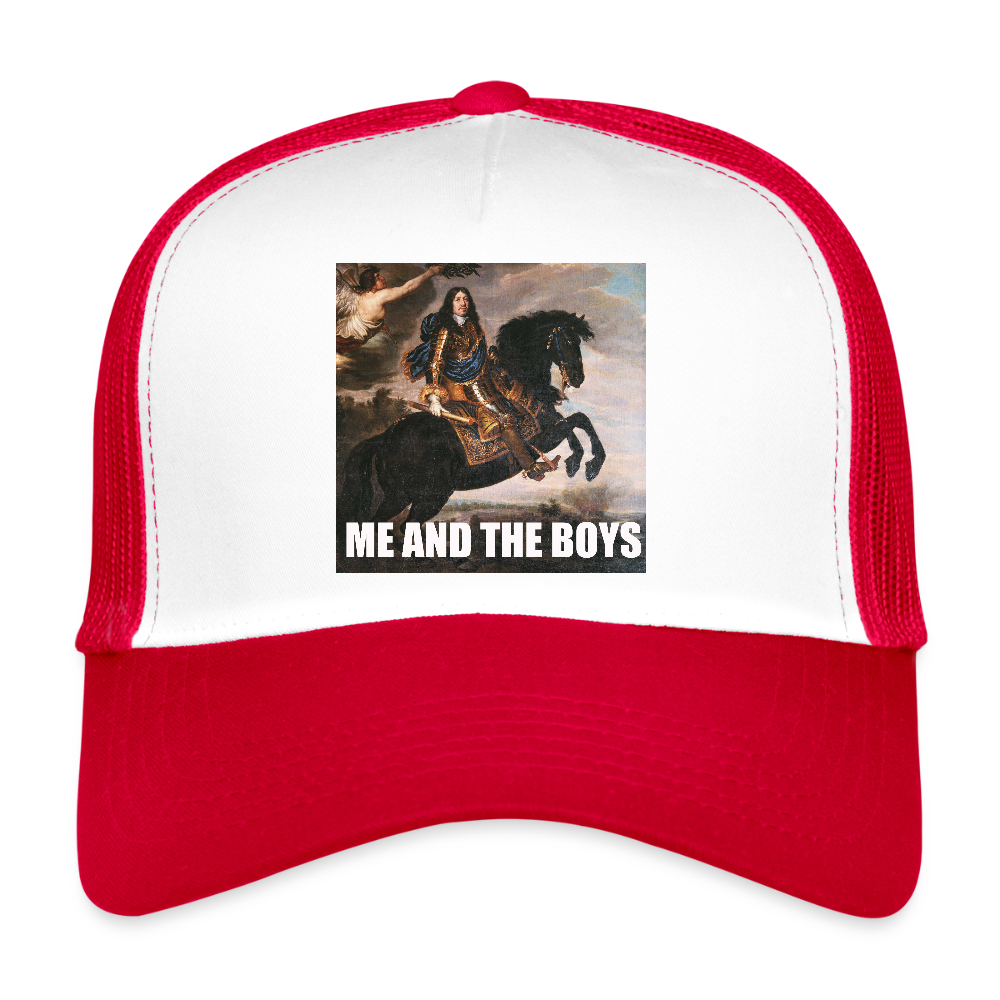 Karl X & boysen (truckerkeps-edition) - vit/röd
