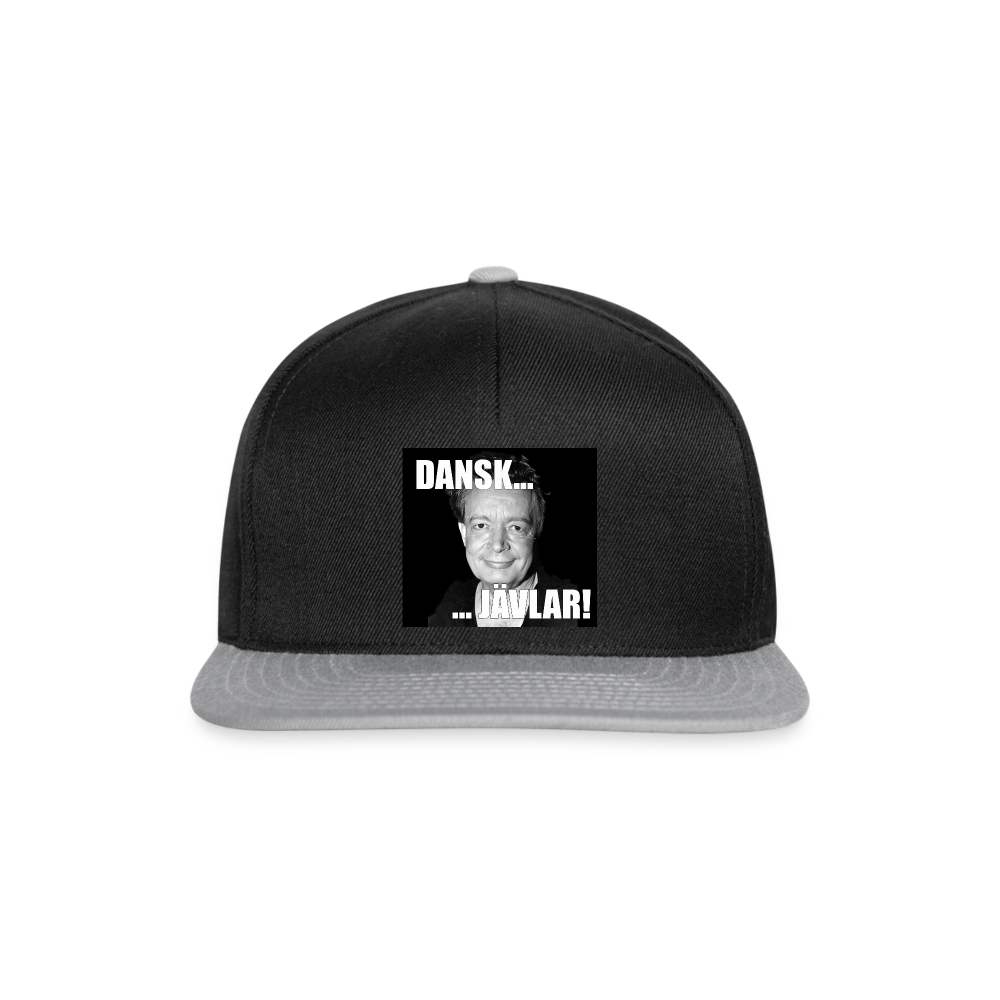 Danskjävlar (Snapbackkeps-edition) - svart/grå