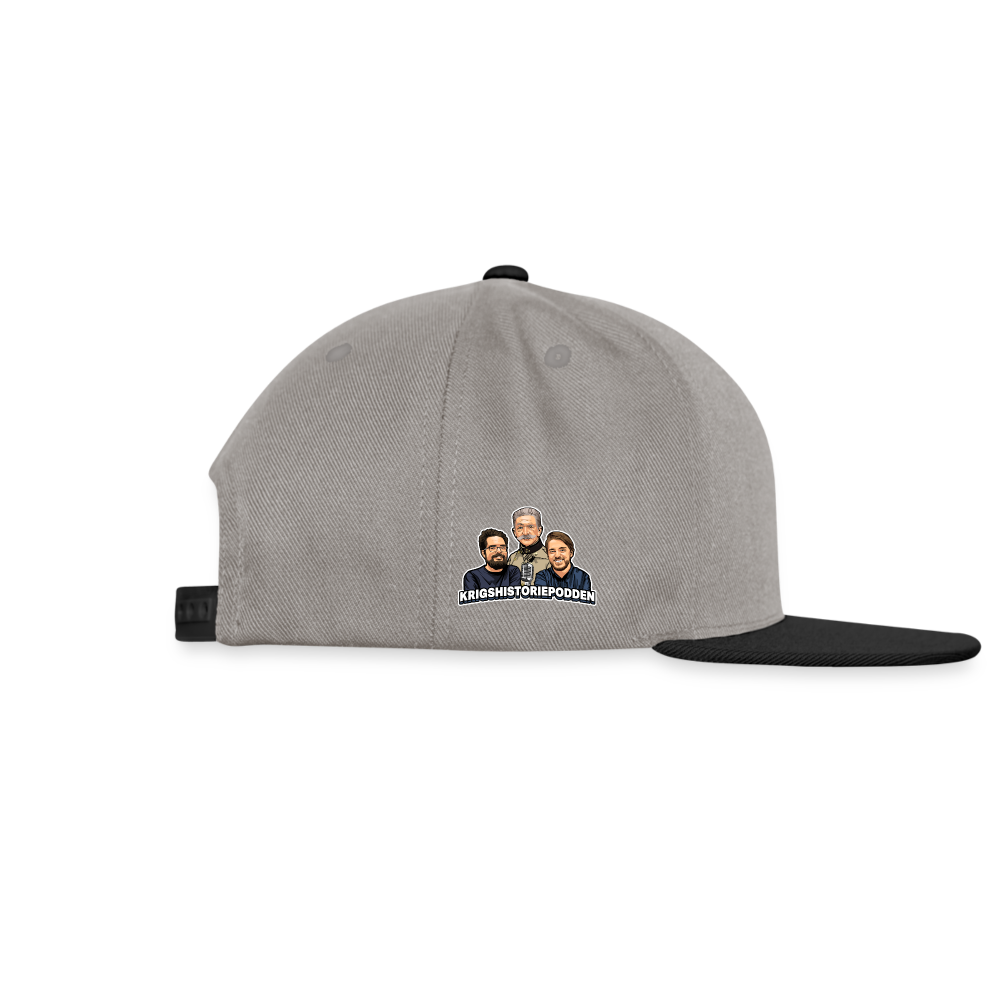Adel? Syfilis och gikt. Allmoge? Ukrainsk fläcktyfus och dysenteri. (Snapbackkeps-edition) - grafitgrå/svart