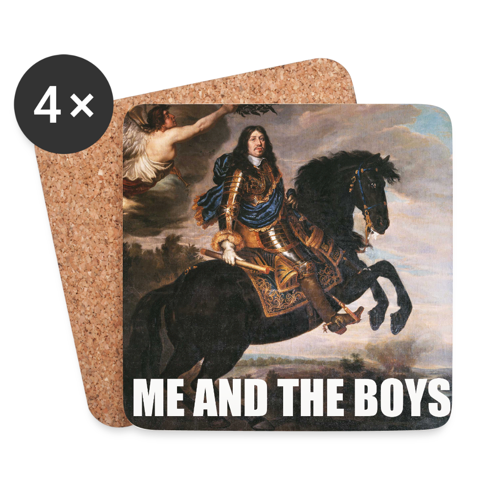 Karl X & boysen (Underlägg, 4-pack) - vit