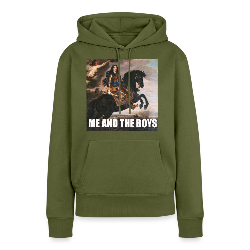 Karl X & boysen (Premiumluvtröja dam-edition) - kaki
