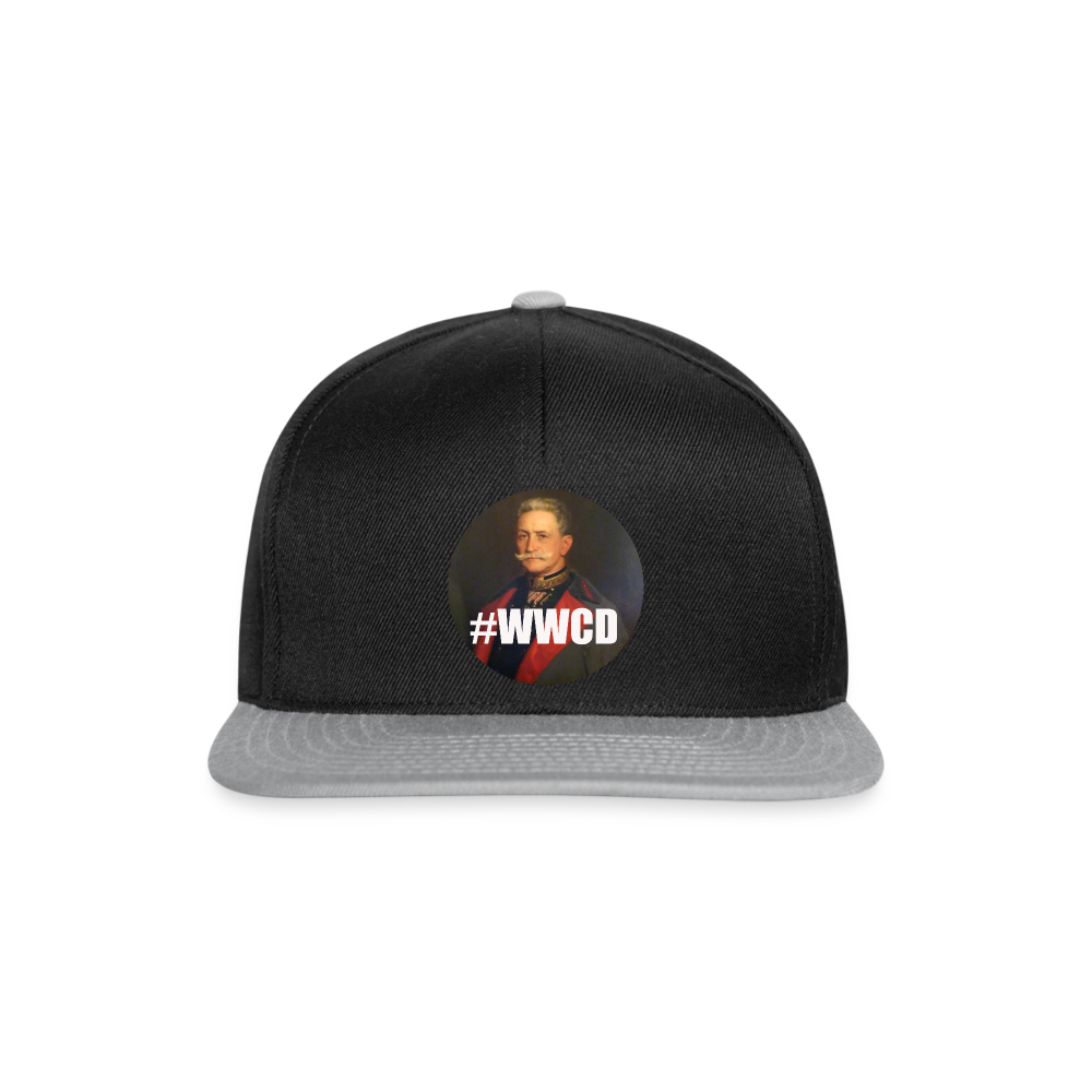 #WWCD (Snapbackkeps-edition) - svart/grå