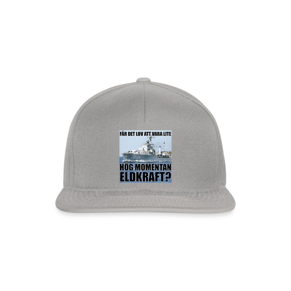 Får det lov att vara lite hög momentan eldkraft? – Halland (Snapbackkeps-edition) - grafitgrå/grafitgrå