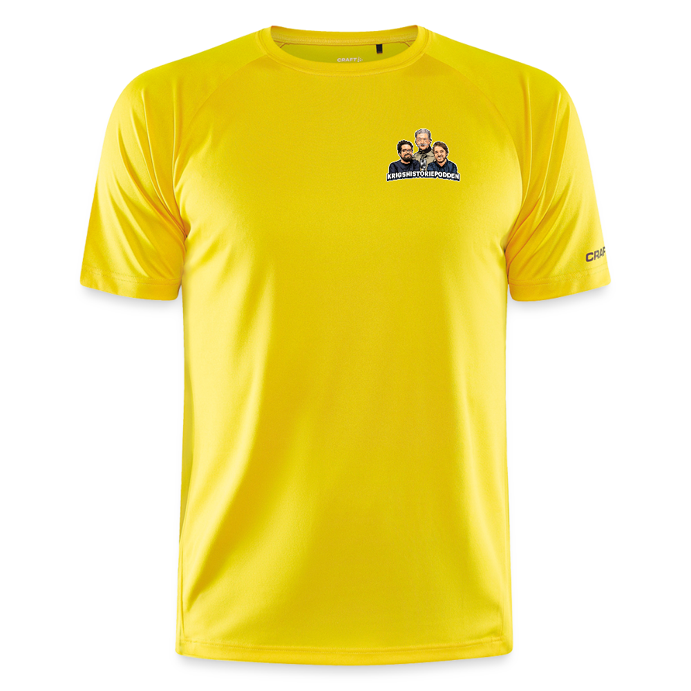 Framåtlutat Våldsmandat (tränings-T-shirt Herr) - gul