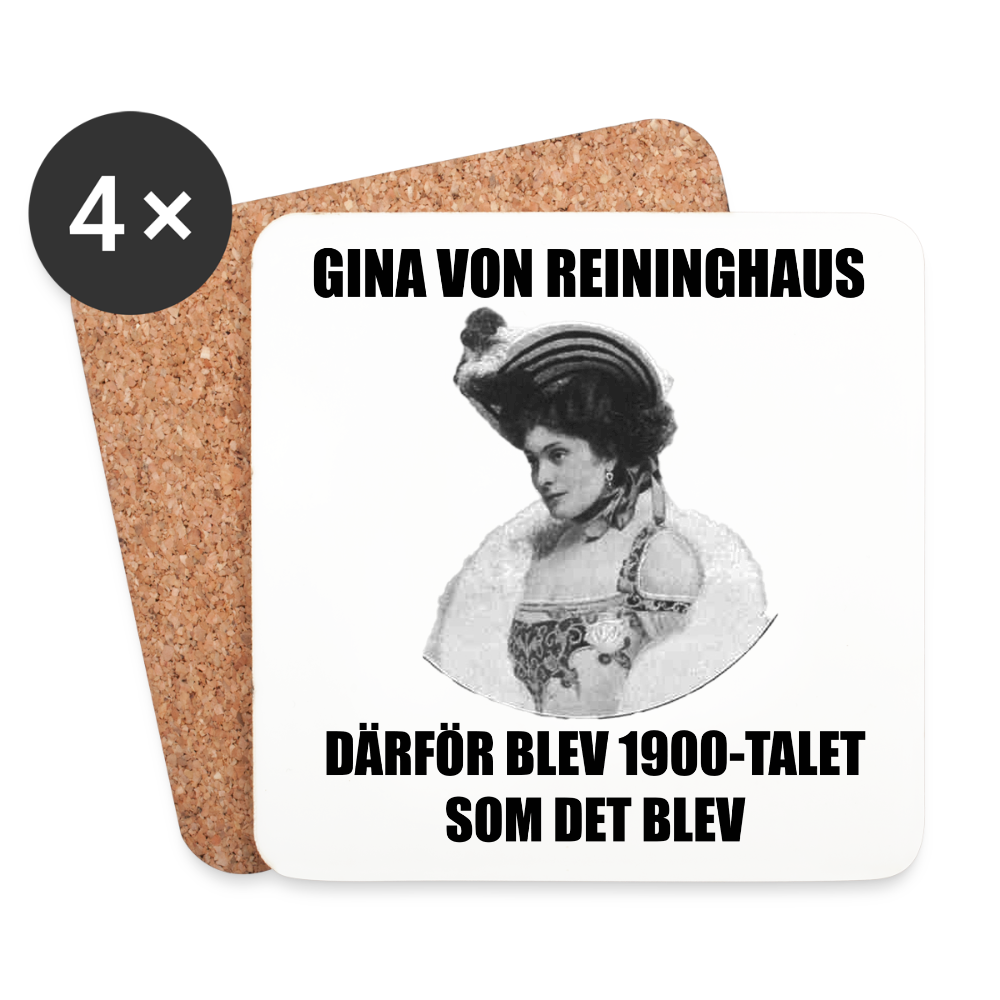Gina Von Reininghaus (Underlägg, 4-pack) - vit
