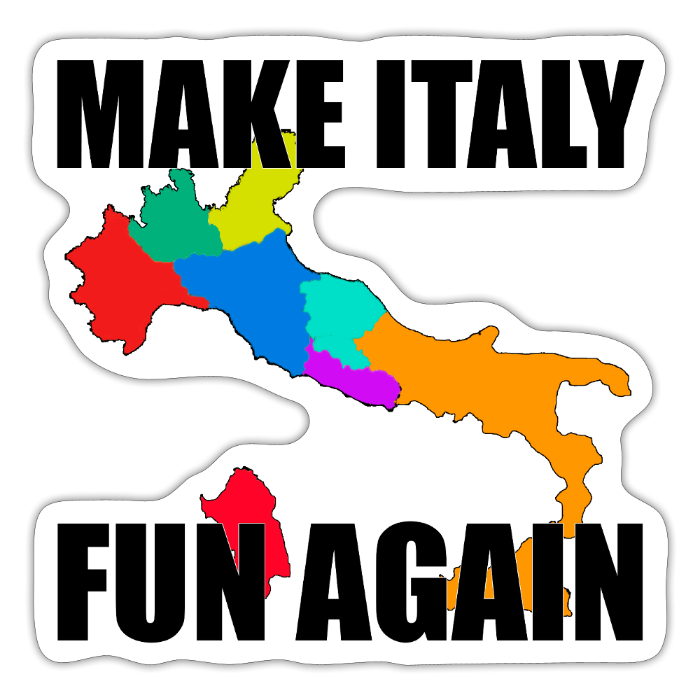 Make Italy Fun Again (sticker) - matt vit
