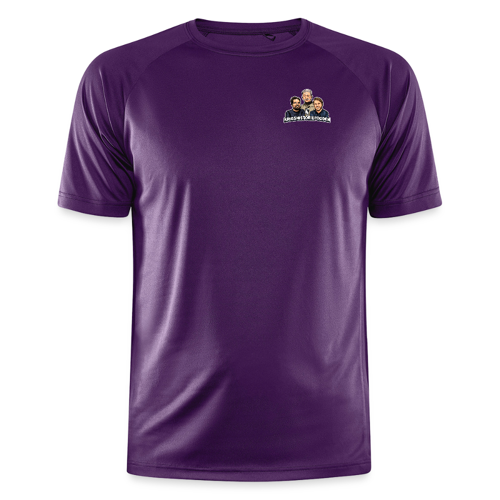Lägg ner fem dagis - köp en Viggen (tränings-T-shirt) - lila