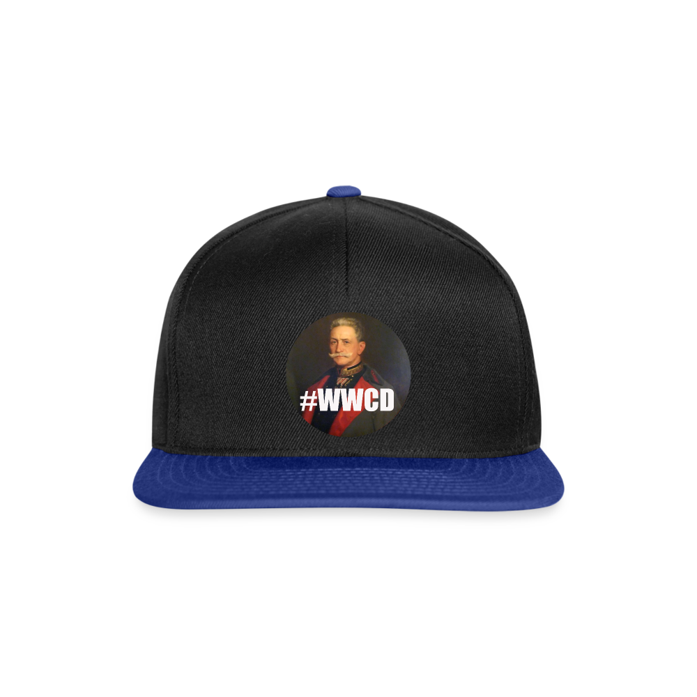 #WWCD (Snapbackkeps-edition) - svart/kungsblå
