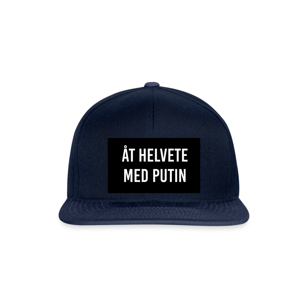 Åt helvete med Putin (Snapbackkeps-edition) - marinblå/marinblå