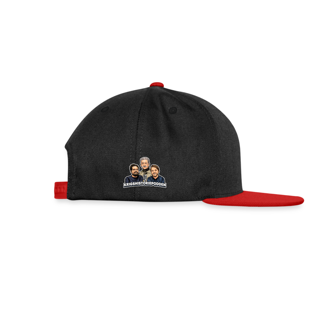 Danskjävlar (Snapbackkeps-edition) - svart/röd