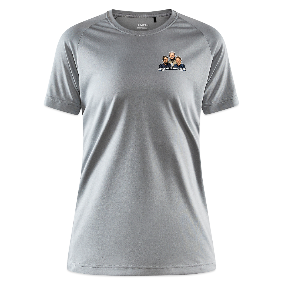 Lägg ner fem dagis - köp en Viggen (tränings-T-shirt dam) - vintagegrå