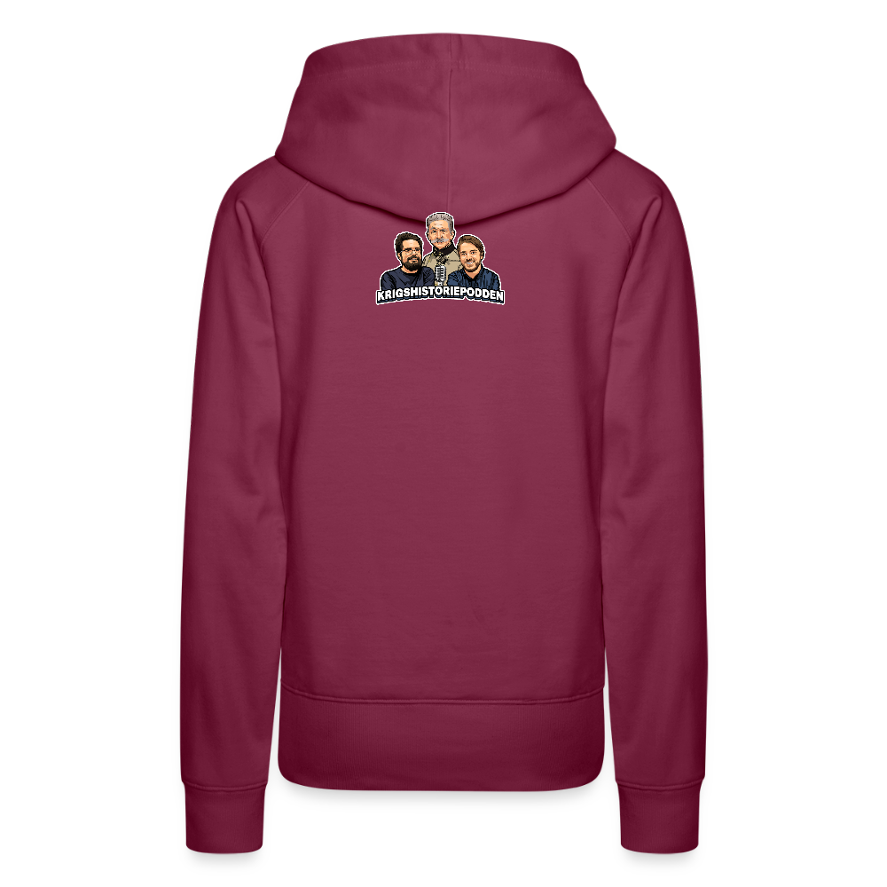 Danzig delenda est (Premiumluvtröja dam-edition) - bordeaux