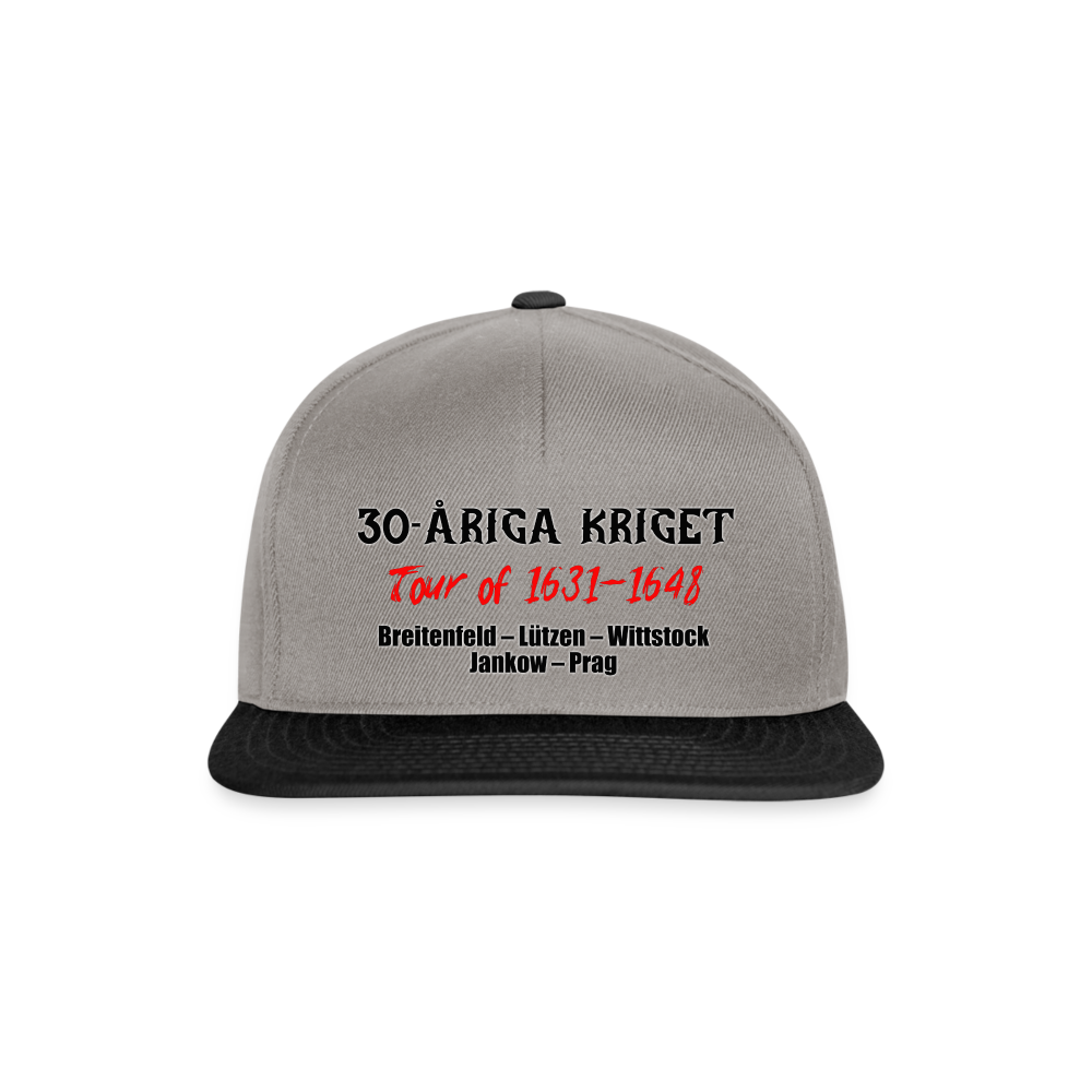 30-åriga kriget on tour (Snapbackkeps-edition) - grafitgrå/svart