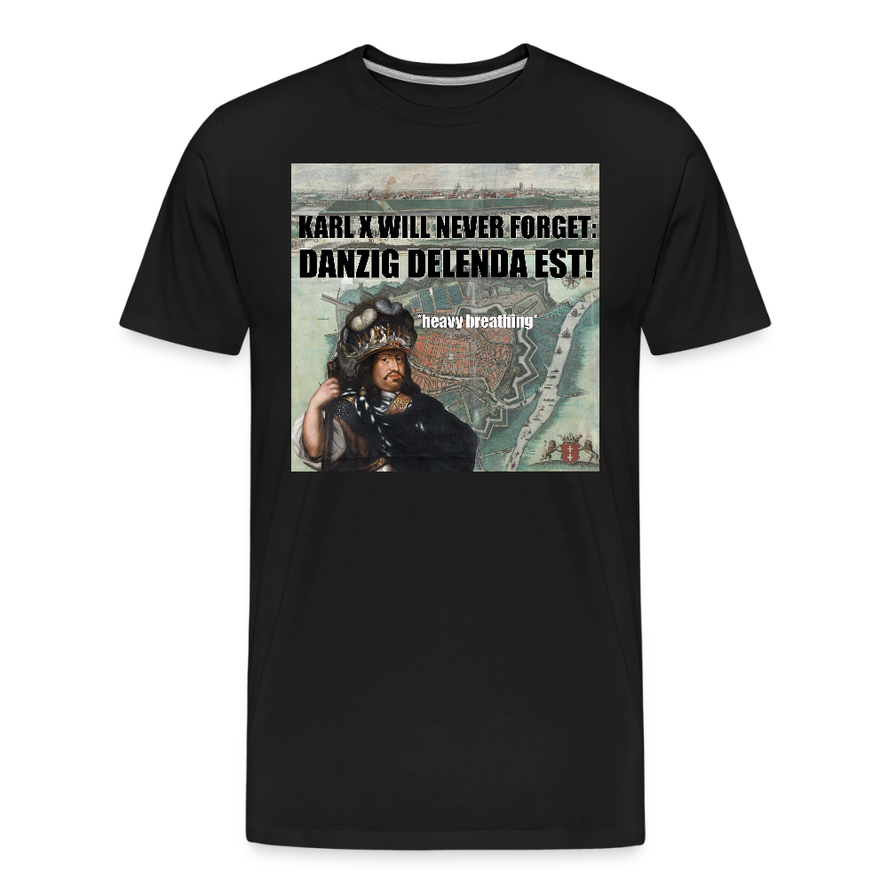 Danzig delenda est (ekologisk premium-T-shirt herr-edition) - svart