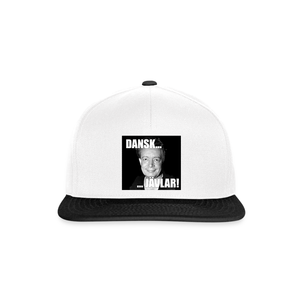 Danskjävlar (Snapbackkeps-edition) - vit/svart