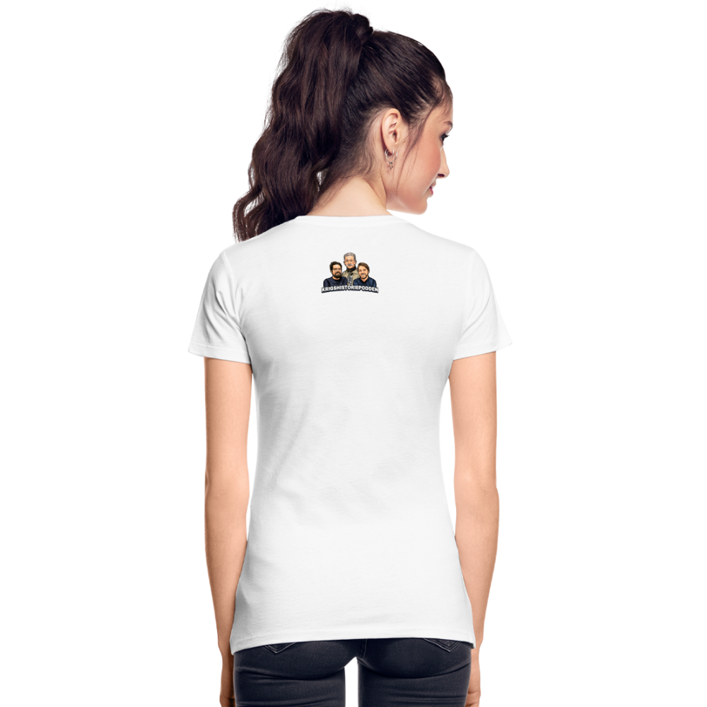 Fucka aldrig med Vietnam (ekologisk premium-T-shirt dam-edition) - vit