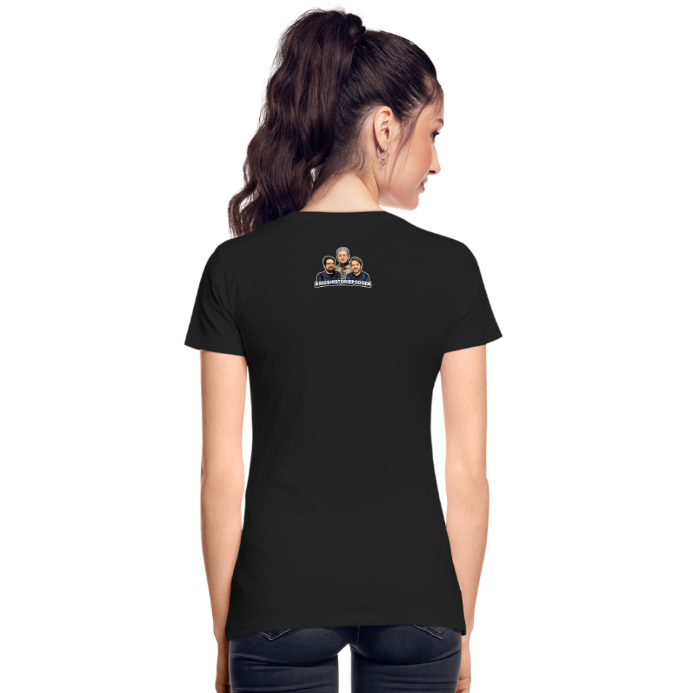 Fucka aldrig med Vietnam (ekologisk premium-T-shirt dam-edition) - svart