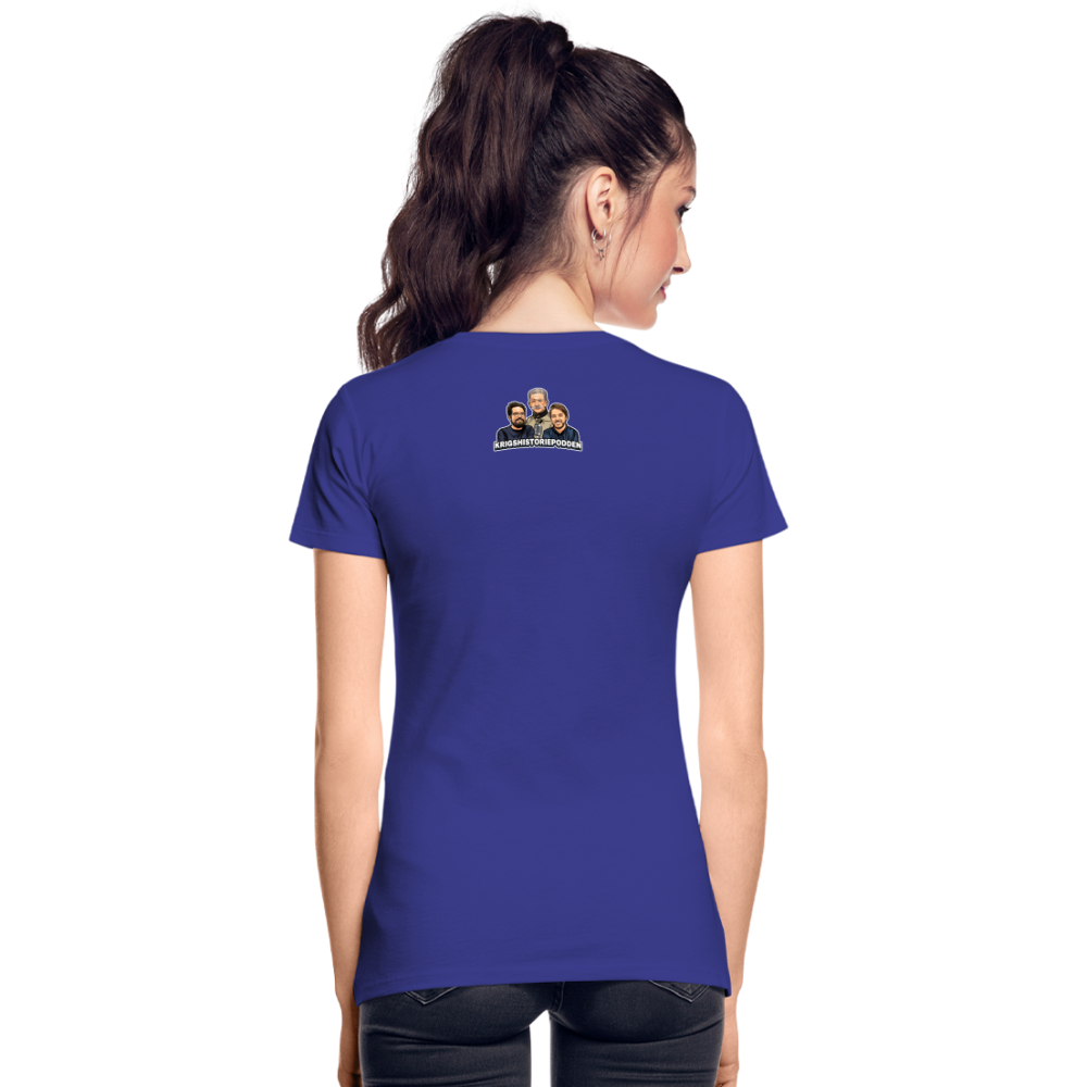 Fucka aldrig med Vietnam (ekologisk premium-T-shirt dam-edition) - kungsblå