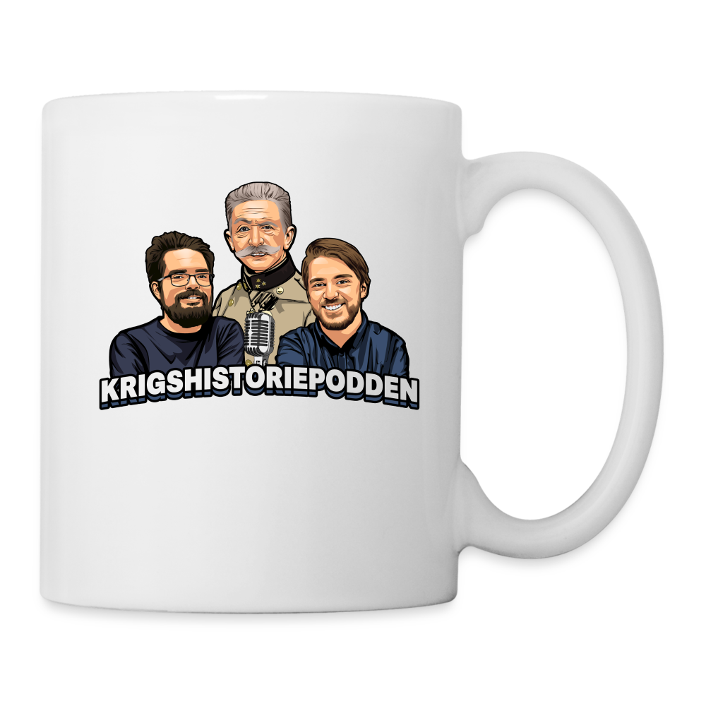Krigshistoriepodden (mugg-edition) - vit