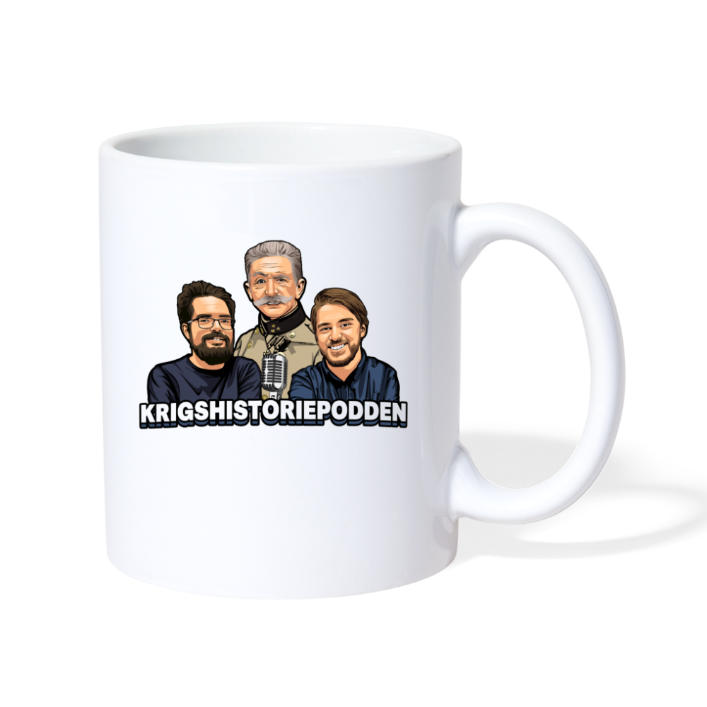 Krigshistoriepodden (mugg-edition) - vit