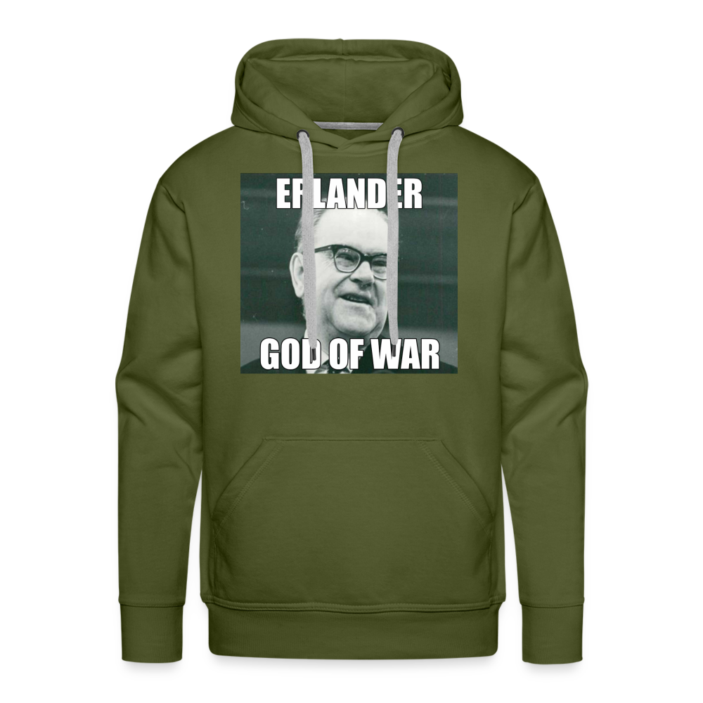 Erlander – God of War (premiumluvtröja herr-edition) - olivgrön