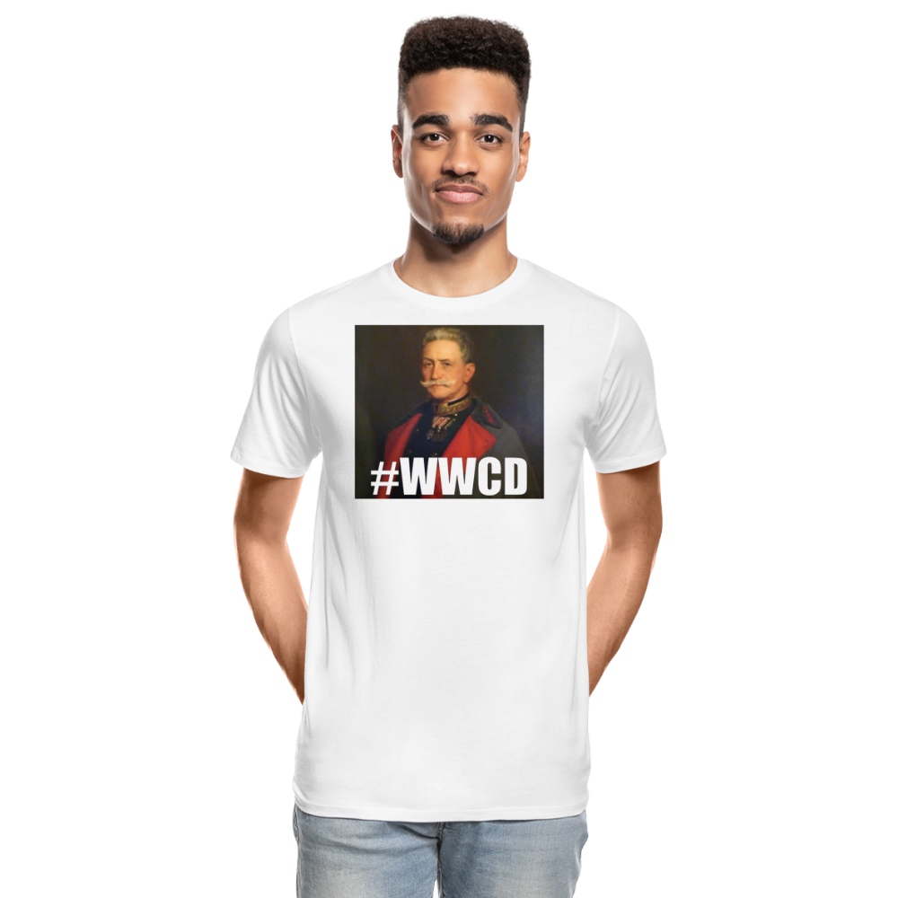 #WWCD (ekologisk premium-T-shirt herr-edition) - vit