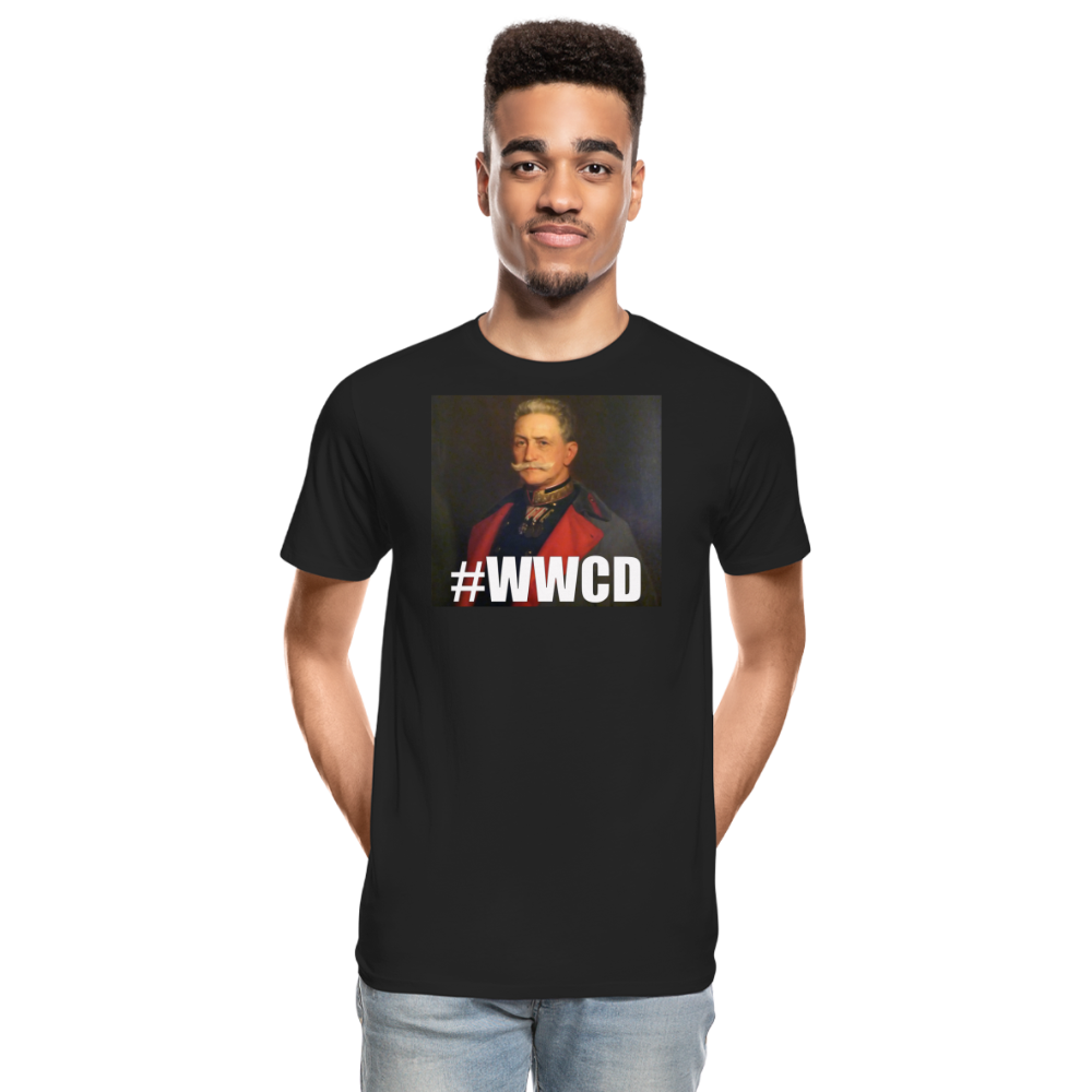 #WWCD (ekologisk premium-T-shirt herr-edition) - svart