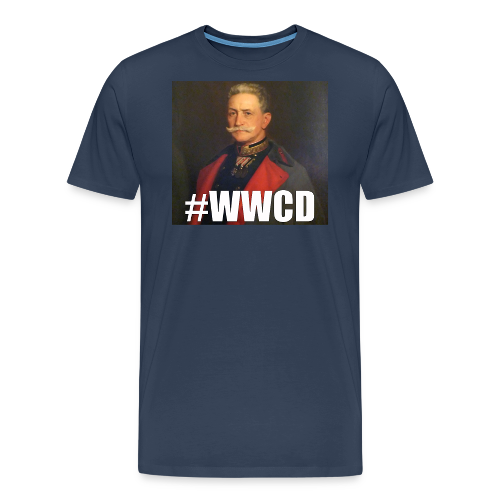 #WWCD (ekologisk premium-T-shirt herr-edition) - marinblå