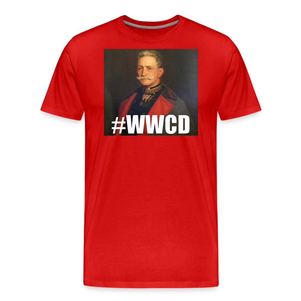#WWCD (ekologisk premium-T-shirt herr-edition) - röd
