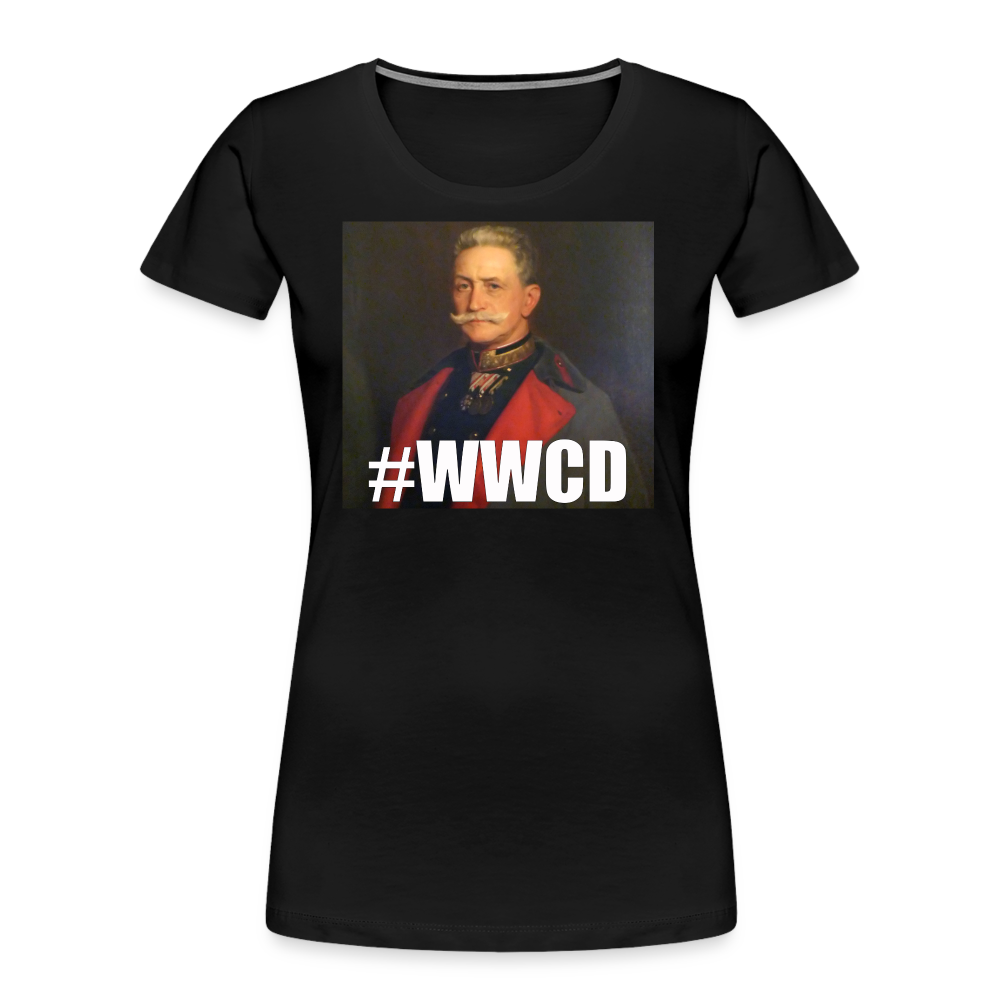 #WWCD (ekologisk premium-T-shirt dam-edition) - svart