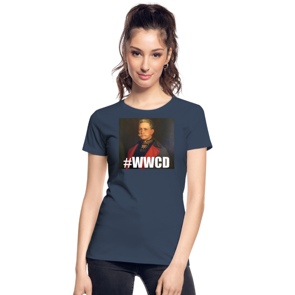 #WWCD (ekologisk premium-T-shirt dam-edition) - marinblå