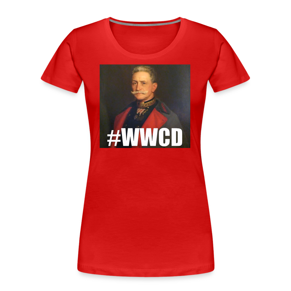#WWCD (ekologisk premium-T-shirt dam-edition) - röd