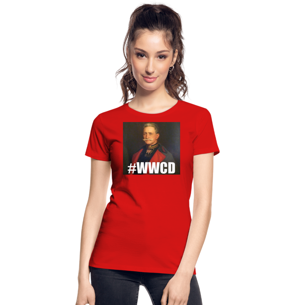 #WWCD (ekologisk premium-T-shirt dam-edition) - röd