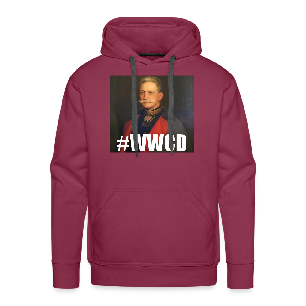 #WWCD (premiumluvtröja herr-edition) - bordeaux