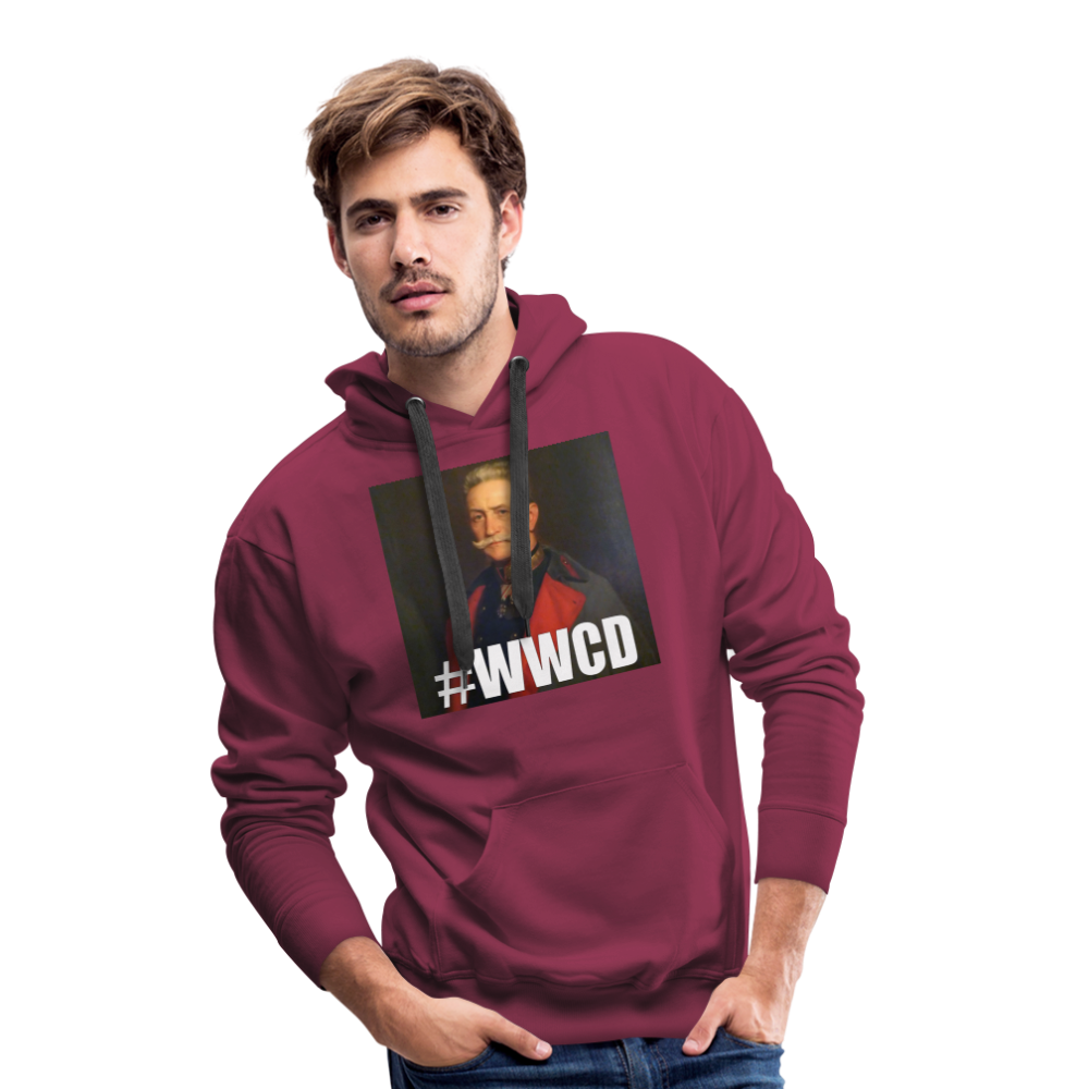 #WWCD (premiumluvtröja herr-edition) - bordeaux