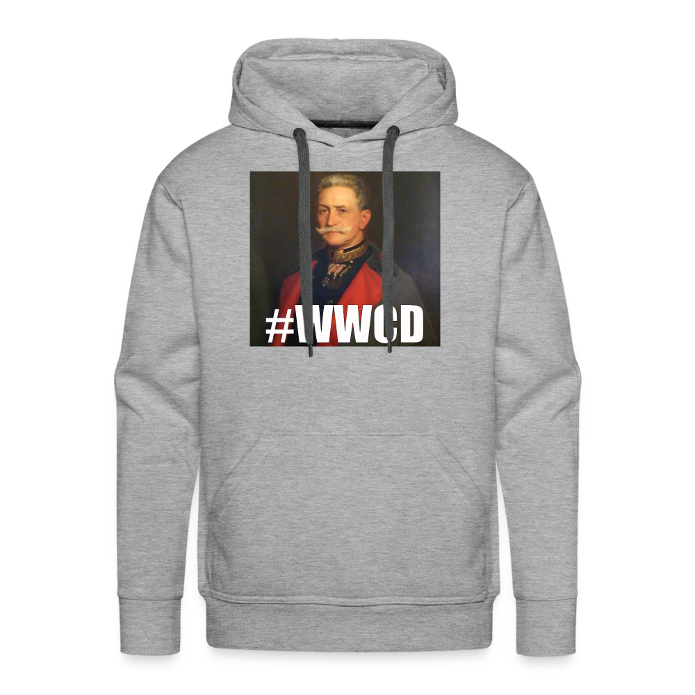 #WWCD (premiumluvtröja herr-edition) - gråmelerad