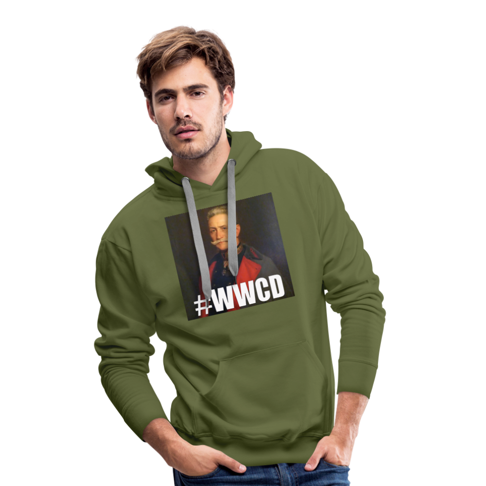 #WWCD (premiumluvtröja herr-edition) - olivgrön