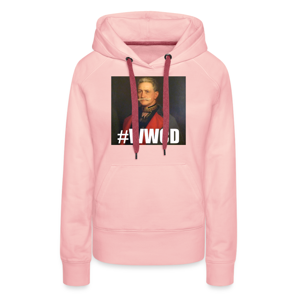 #WWCD (premiumluvtröja dam-edition) - kristallrosa