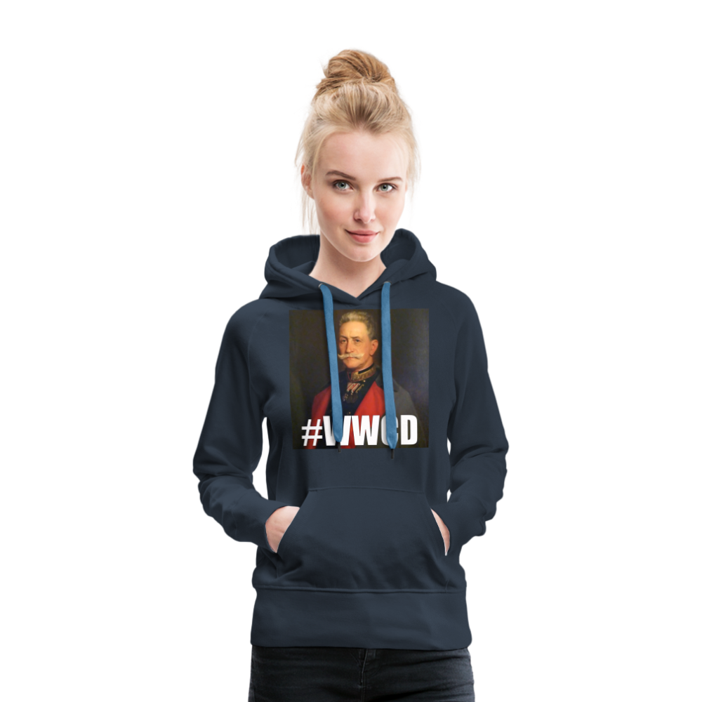 #WWCD (premiumluvtröja dam-edition) - marinblå