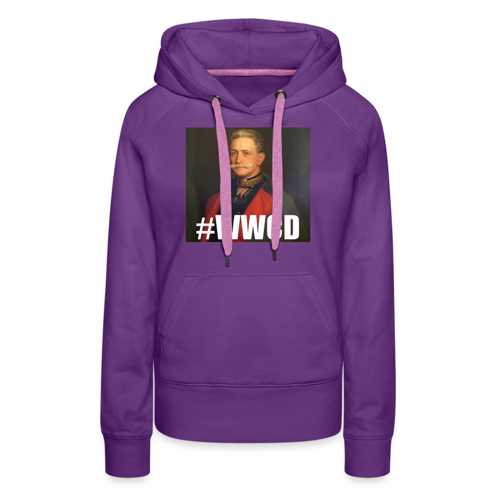 #WWCD (premiumluvtröja dam-edition) - lila