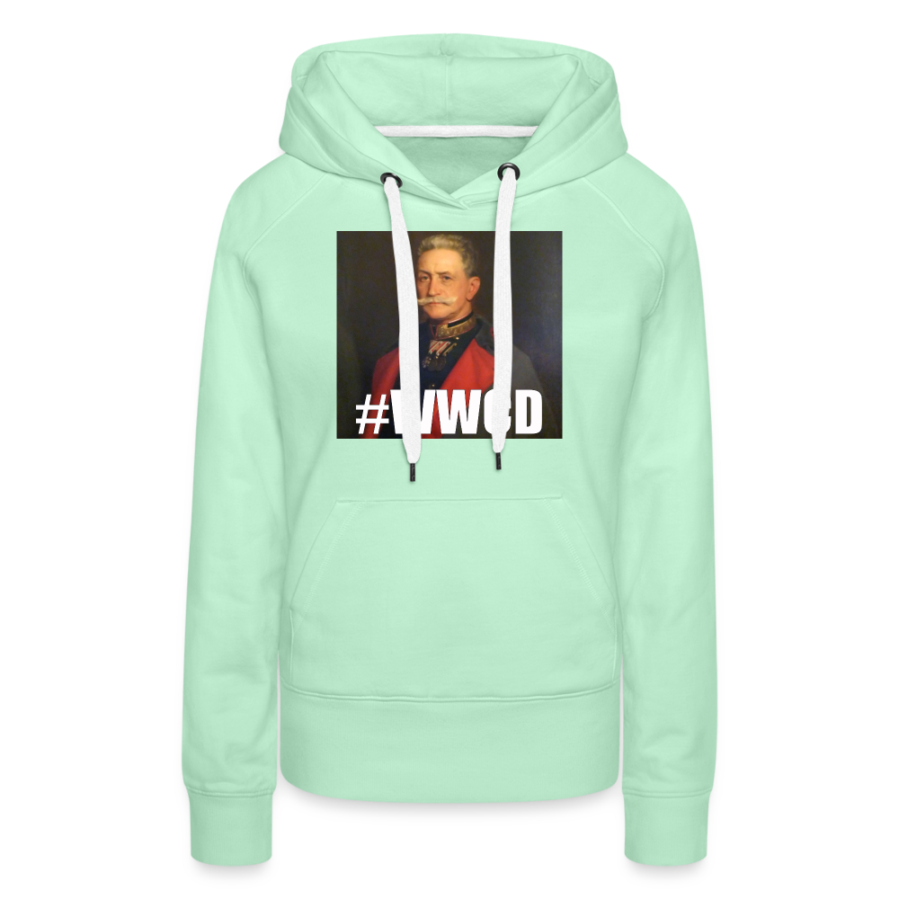#WWCD (premiumluvtröja dam-edition) - ljus mintgrön