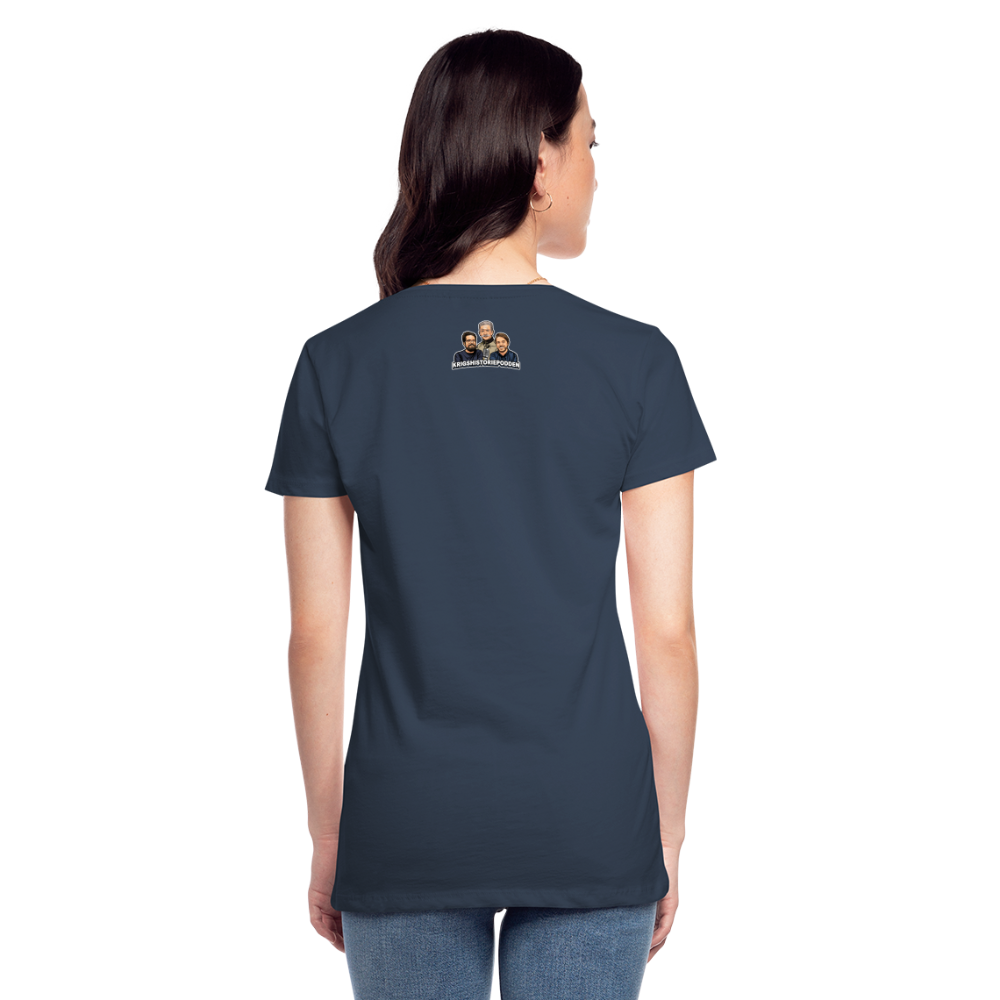 Danskjävlar! (ekologisk premium-T-shirt dam-edition) - marinblå