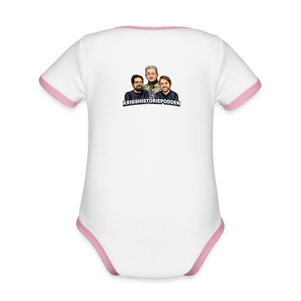 Lägg ner fem dagis – köp en Viggen! (babybody-edition) - vit/rosa