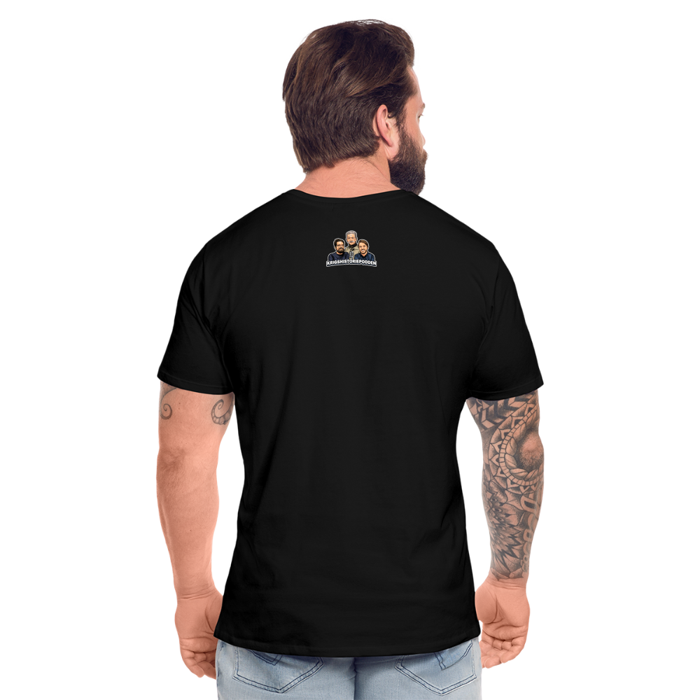 Lägg ner fem dagis - köp en Viggen (ekologisk premium-T-shirt herr-edition) - svart