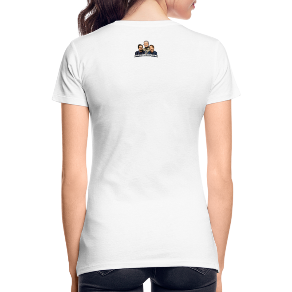 Lägg ner fem dagis - köp en Viggen (ekologisk premium-T-shirt dam-edition) - vit