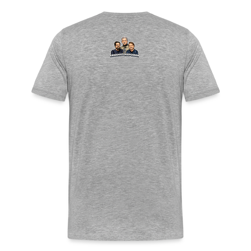 Åt helvete med Putin (ekologisk premium-T-shirt herr-edition) - gråmelerad