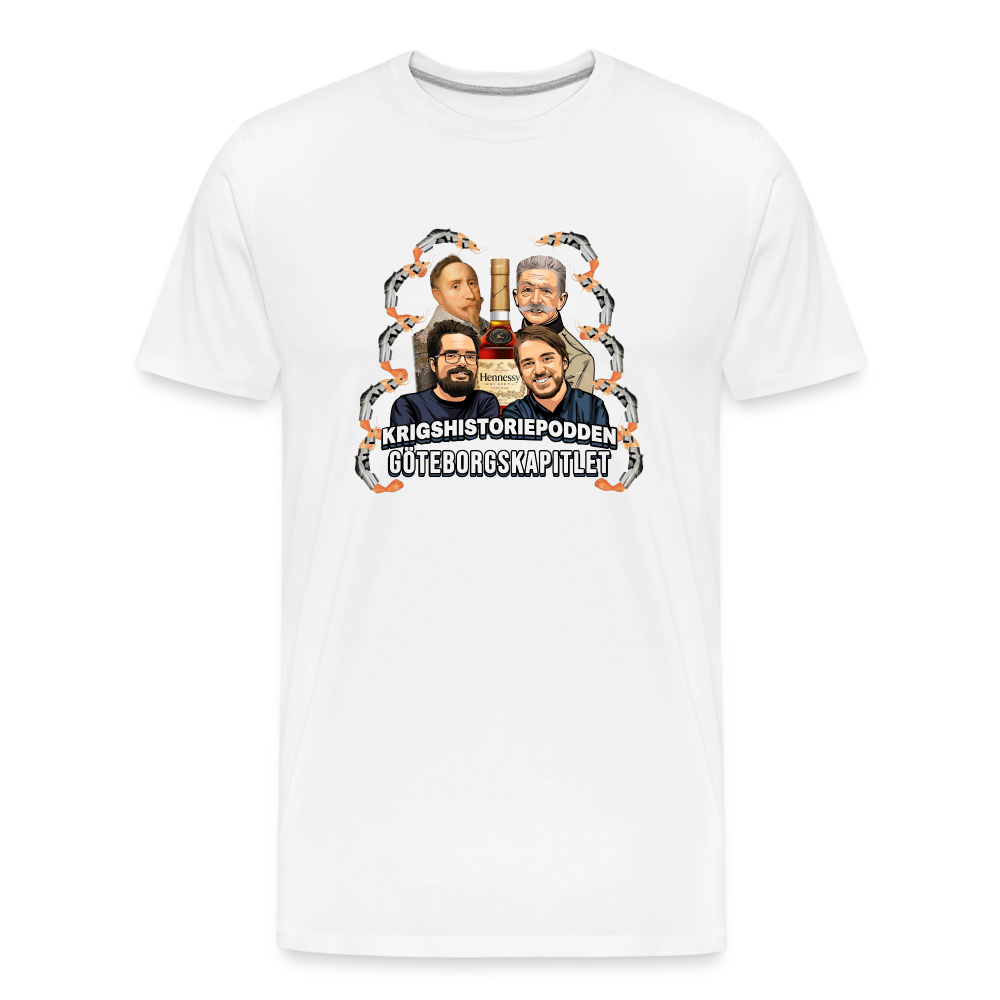Göteborgskapitlet (ekologisk premium-T-shirt herr-edition) - vit