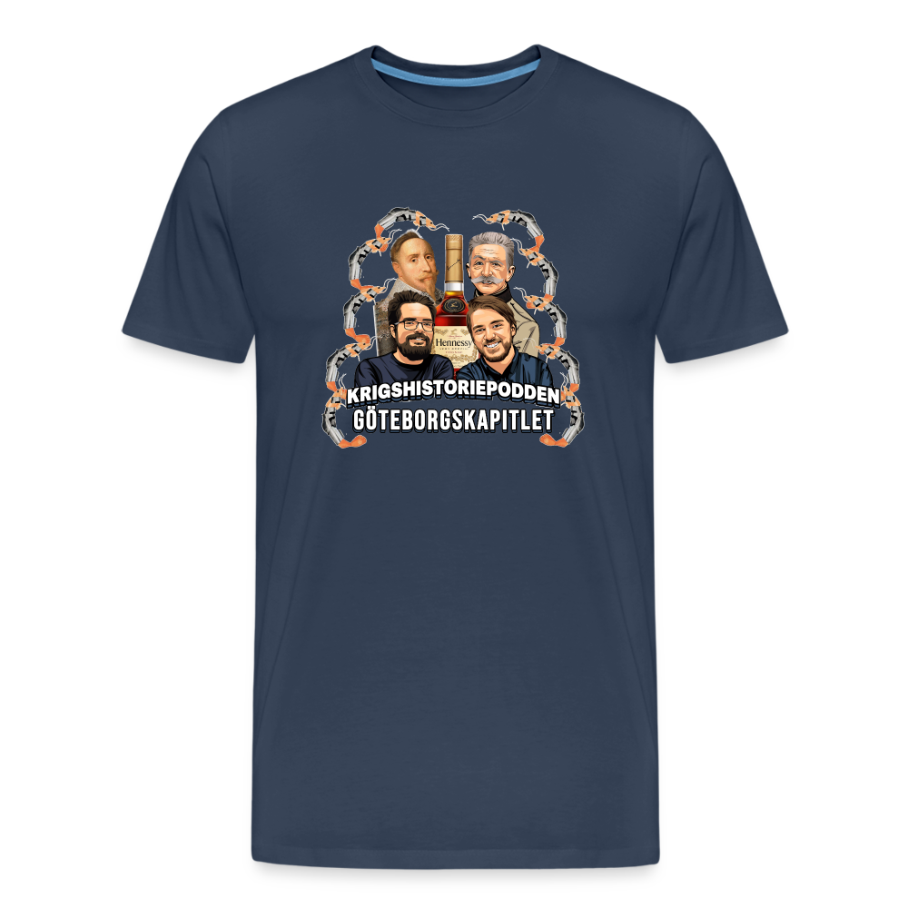 Göteborgskapitlet (ekologisk premium-T-shirt herr-edition) - marinblå