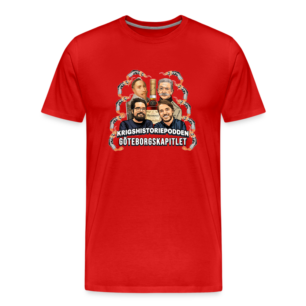 Göteborgskapitlet (ekologisk premium-T-shirt herr-edition) - röd
